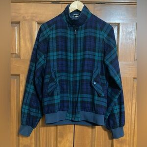 Baracuta blackwatch Bomber wool Jacket Mens large vintage